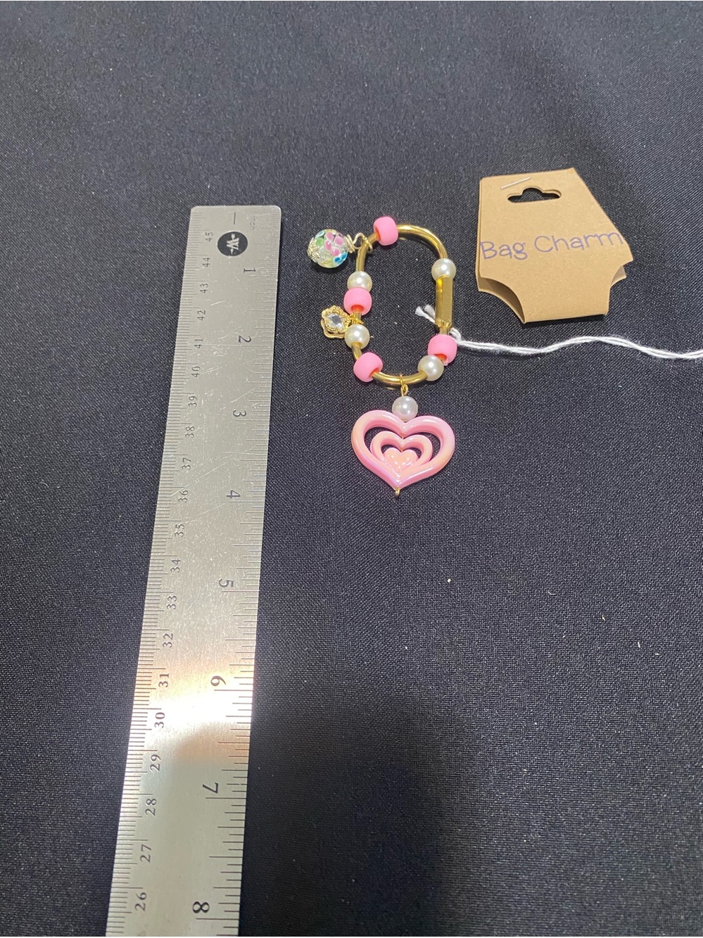 Pink Heart Purse Charm Accessories